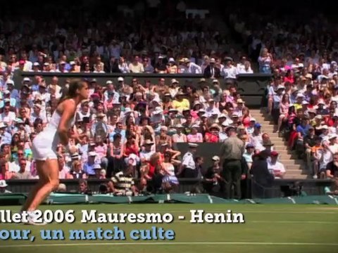 VIDEO - Wimbledon - Un jour, un match culte : Amélie Mauresmo contre Justine Henin (2006)