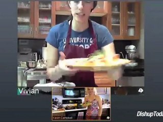 Live cooking lesson: Salmon, broccoli, pears