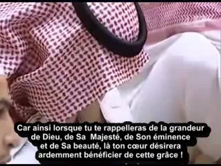 LE PRIVILEGE DE VOIR DIEU L'EXALTE AU PARADIS TRES EMOUVANT {Cheikh Salah Al-Moghamassi]