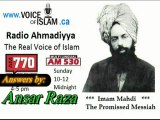 Radio Ahmadiyya 2012-03-25 Am530 - March 25th - Complete - Guest Ansar Raza