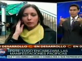 Fernando Lugo encabezará manifestaciones pacíficas