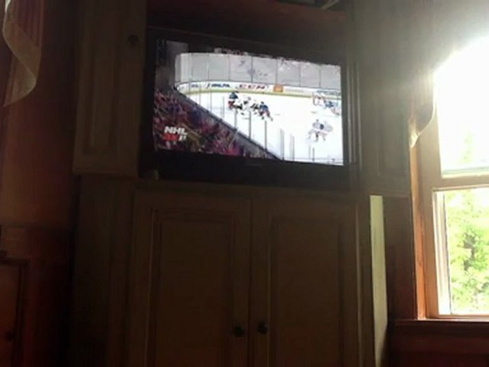 nhl 2k11 rangers vs sens