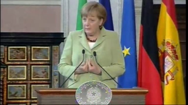 Roma - Vertice Francia, Germania, Spagna e Italia (22.06.12)