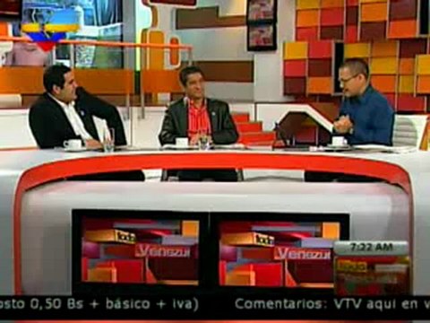 (VÍDEO) Toda Venezuela 25.06.2012 Entrevista a los internacionalistas Xoan Noya y William Mundaraín 2/2