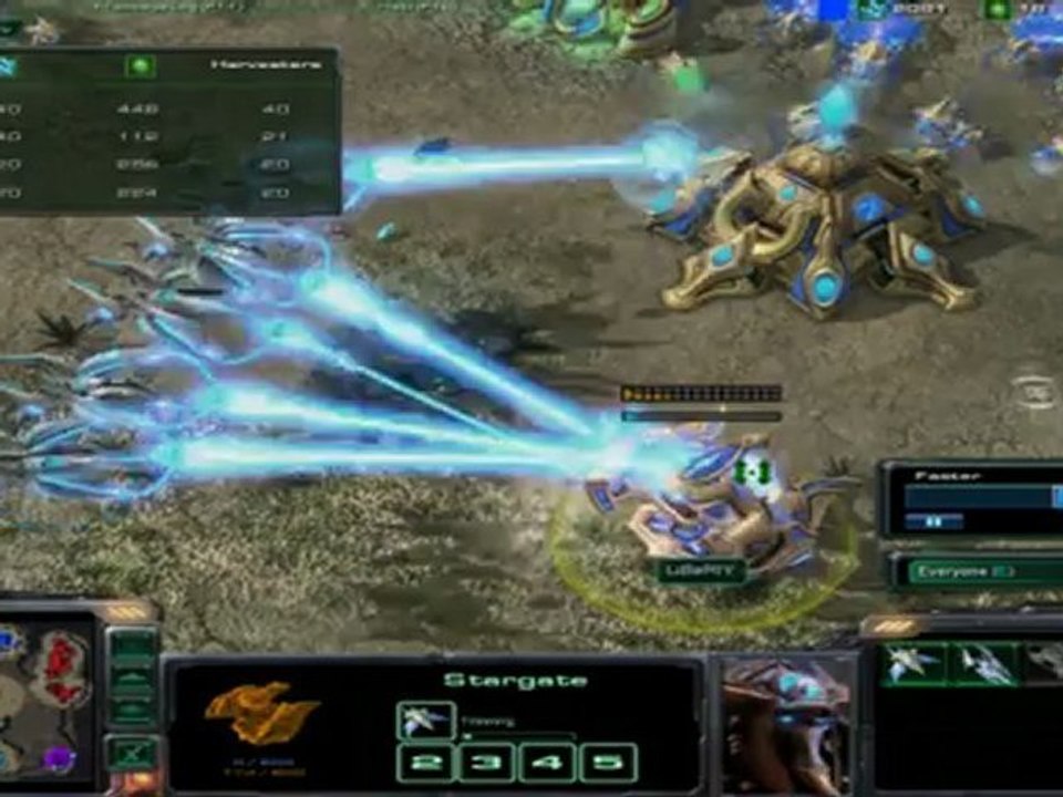 Stalin's Starcraft II Battle Report #30 (1/2) (2 vs 2 Arid Wastes Viewer Replay)