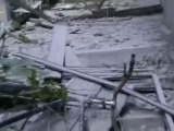 Syria فري برس  حمص اثار الدمار داخل منازل المدنيين بسبب القصف الوحشي الذي يتعرض له حي الخالدية بحمص  24 6 2012 Homs