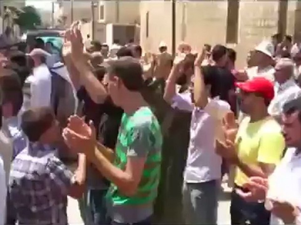 Syria فري برس ادلب كللي مظاهرة الاثنين 25 06 2012 Idlib