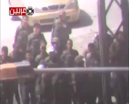Syria فري برس ريف دمشق عربين انتشار قطعان الأمن و الشبيحة في المدينة 25 6 2012 Damascus