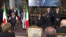 Napolitano - Consegna della Bandiera, partenza per le Olimpiadi di Londra (22.06.12)
