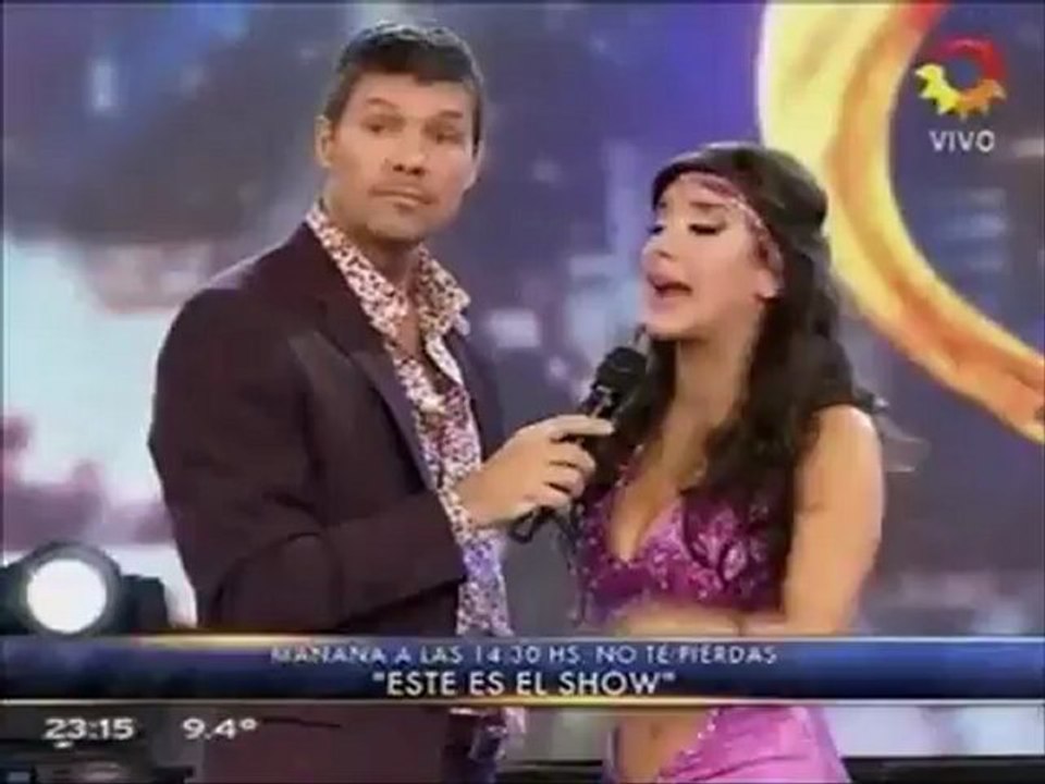 MORIA CASÁN Y ANDREA RINCÓN A LOS GRITOS EN BAILANDO 2012