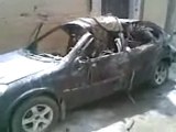 Syria فري برس ديرالزور قذيفة تسقط على السيارة نتيجة قصف ديرالزور 25 6 Deirezzor