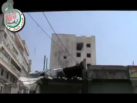 Syria فري برس ادلب أريحا أثار القصف العشوائي على المباني ج3 Idlib