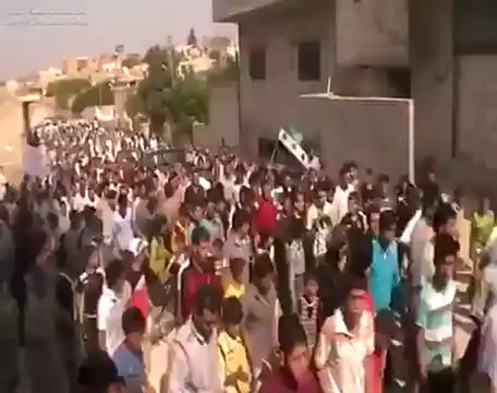 Syria فري برس إدلب حيش الشهيد ابراهيم حازم السلوم استشهد بالقصف العشوائي على مدينة كفرنبل 25 6 2012 Idlib