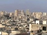 Syria فري برس حمص جورة الشياح سقوط قذيفة وانفجار24 6 2012 Homs