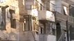 Syria فري برس حمص اثار الدمار بسبب إستمرار القصف العشوائي با الهاون ومدفعية الميدان  على حي الخالدية بحمص 24 6 2012 Homs