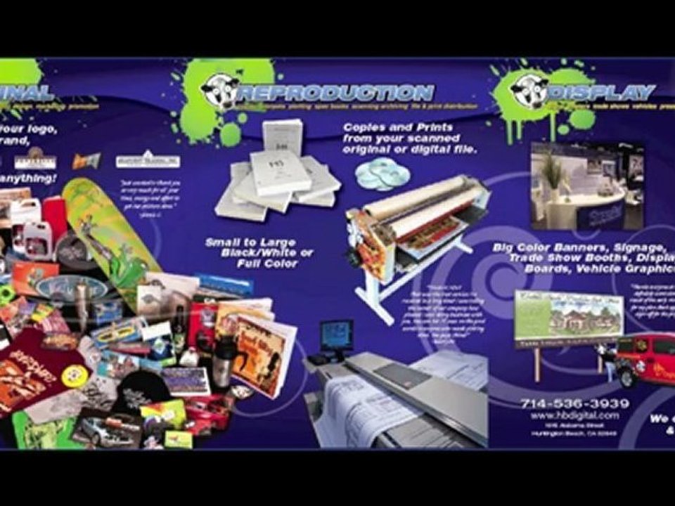HB Digital 714-536-3939 Huntington Beach CA Printing Print Shop