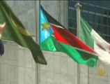 رفع علم جمهورية جنوب السودان بالأمم المتحدة