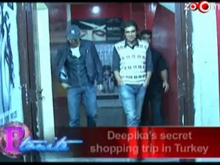 Deepika Padukone's secret shopping trip in Turkey