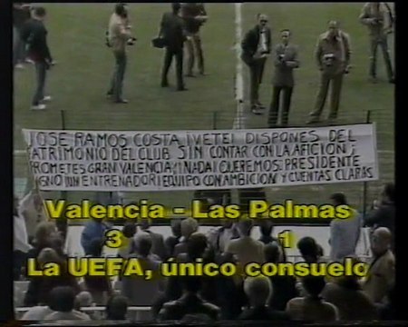 1981.04.26: Valencia CF 3 - 1 UD Las Palmas (Resumen)