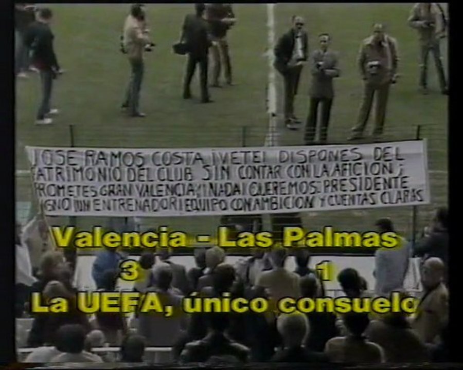 1981.04.26: Valencia CF 3 - 1 UD Las Palmas (Resumen)