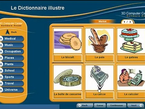 Learn French تعليم اللغة الفرنسية دليل الفرنسية برنامج تعليم الفرنسية للمبتدئين قاموس تعليمي مصور