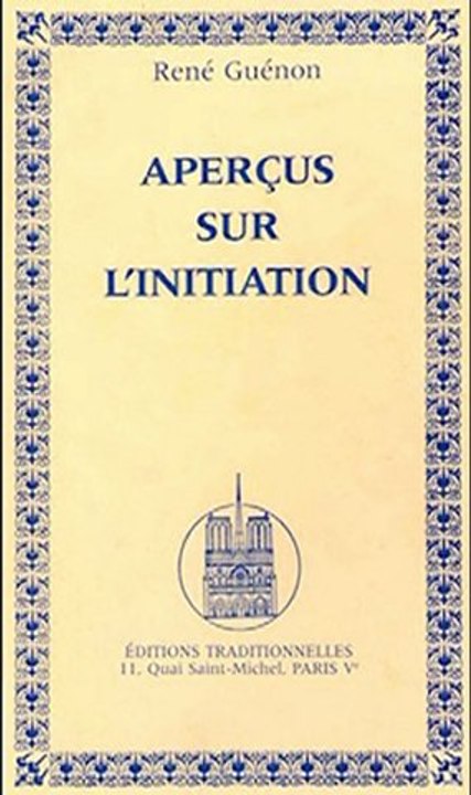 ""Opératif" et "Spéculatif"" René Guénon