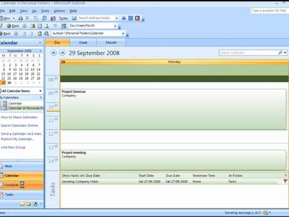 دليل الكمبيوتر - أسطوانة شرح وتعليم اوتلوك 2007
