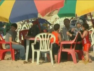 المنتجعات متنفس اجواء الصيف في قطاع غزة