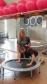 Monya fitness semplici esercizi con il trampolino elastico palestra ALBESE FITNESS CENTER