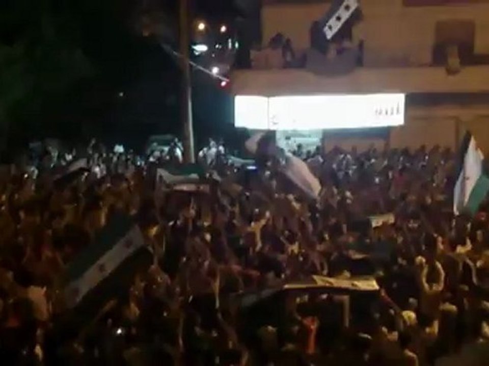 Syria فري برس منبج ريف حلب   مسائية الرابطة دقة عالية 25 6 2012 Aleppo