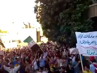 Syria فري برس دمشق برزة الجيش الحر يحميكي ياأرض العز25 6 2012 Damascus