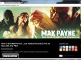 Get Free Max Payne 3 Local Justice Pack DLC - Xbox 360 - PS3