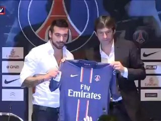 Les premières heures de Lavezzi à Paris !