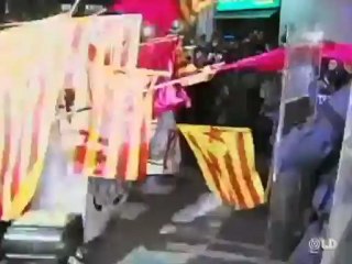 Una marcha "antibolonia" se salda con 24 estudiantes y 32 mossos heridos
