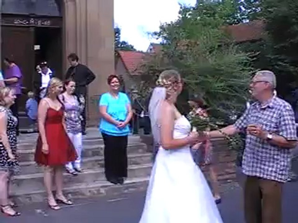 Hochzeit Daniela und Alexander Link in Elfershausen Kirche 31.07.2010 Video von Hubert Fella