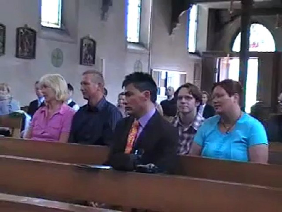 Hochzeit Daniela und Alexander Link in Elfershausen Kirche 31.07.2010 Video von Hubert Fella