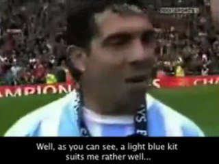 Carlos Tevez at United - another REAL translation
