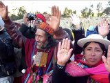 Bolivian natives celebrate the New Year 5520 with ceremonies