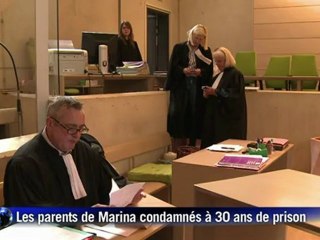 Les parents de la petite Marina condamnés à 30 ans de prison