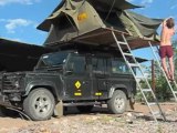 Camping on a Land Rover Defender