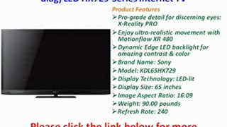 SPECIAL PRICE 2012 Sony KDL65HX729 240 Hz 65-Inch Class (64.5-Inch diag) LED HX729-Series Internet TV