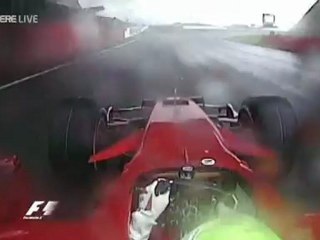 F1 2008 - R09 - Massa onboard spin Silverstone