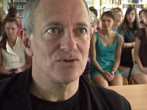 Francis Huster à la rencontre des élèves du lycée Jules Fil de Carcassonne :