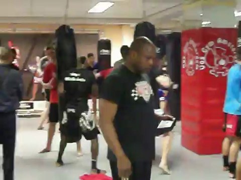 Vos Gym fighters bagtraining@Vos Gym Amsterdam