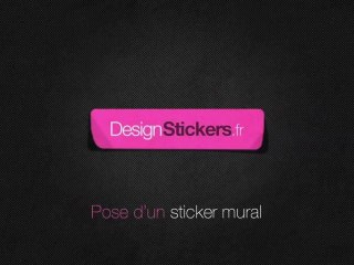 Designstickers.fr - Poser un sticker mural