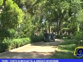 Trani | Furto di biciclette, il sindaco interviene