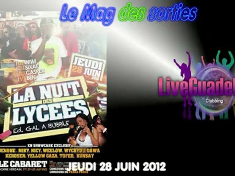 LE MAG 'SORTIES CLUBBING DU JEUDI 28 JUIN 2012