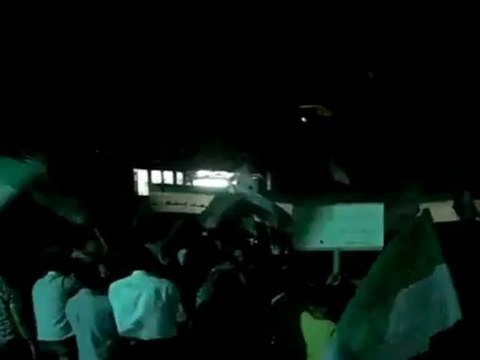 Syria فري برس ريف دمشق زملكا ، مظاهرة مسائيةصمتكم يقتلنا 26 6 2012 ، Damascus