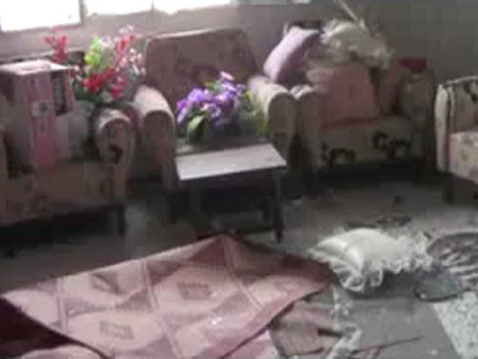 Syria فري برس  حمص قلعة الحصن  اثار القصف المدفعي على المنازل 26 6 2012 ج11 Homs