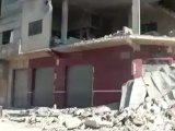 Syria فري برس حمص الرستن أثار الدمار الذي حل بمدينة الرستن 26 6 2012 ج3 Homs